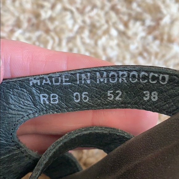 Dansko black leather heeled slides - Picture 5 of 7